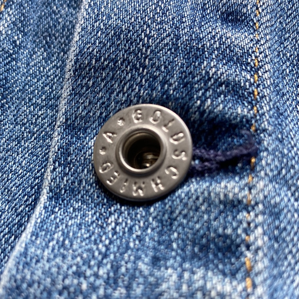 AG Adriano Goldschmied Light Blue Denim Jacket - Picture 6 of 14